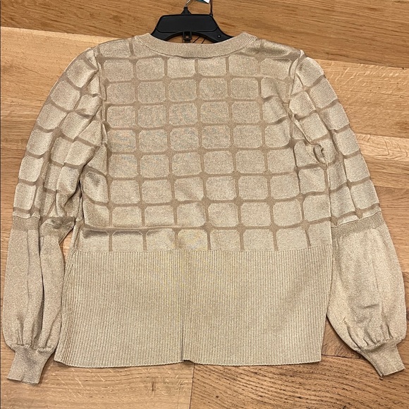 Ming Wang gold Textured Knit Top - Picture 7 of 8